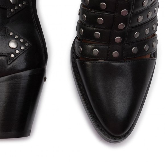 Coach Phoebe Studded Leather Bootie NIB 5B - Picture 3 of 10